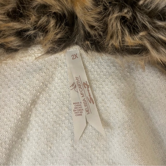 Melissa McCarthy Womens Plus Size Coat - Picture 4 of 7